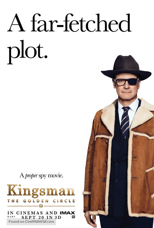 Kingsman: The Golden Circle - British Movie Poster