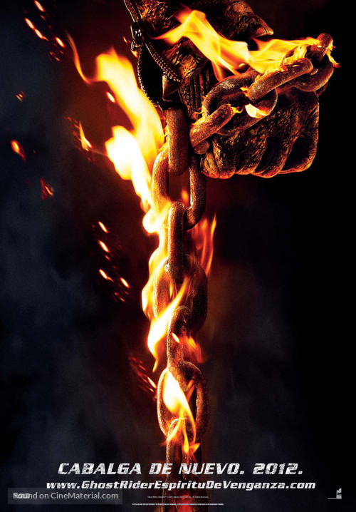 Ghost Rider: Spirit of Vengeance - Spanish Movie Poster