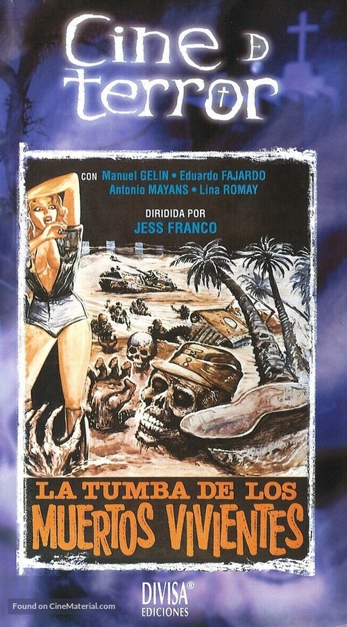 La tumba de los muertos vivientes - Spanish VHS movie cover