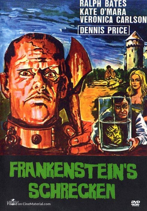 The Horror of Frankenstein - German DVD movie cover