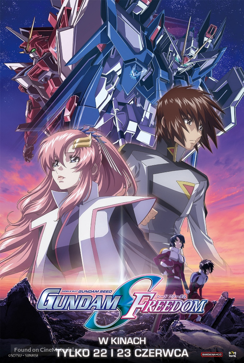 Kid&ocirc; Senshi Gundam Seed Freedom - Polish Movie Poster