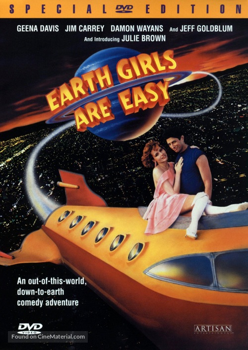 Earth Girls Are Easy - DVD movie cover