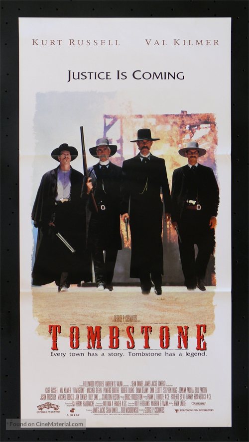 Tombstone - Australian Movie Poster