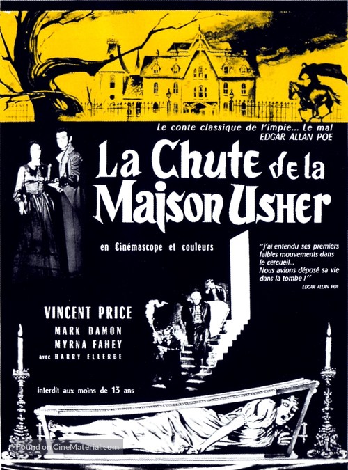 House of Usher - French Movie Poster