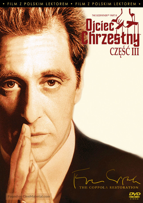 The Godfather: Part III - Polish DVD movie cover