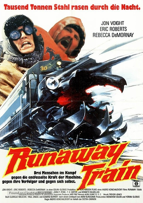 Runaway Train - German Movie Poster