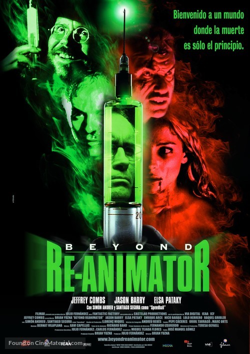 Beyond Re-Animator - Spanish Movie Poster
