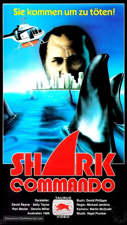 Shark&#039;s Paradise - German VHS movie cover