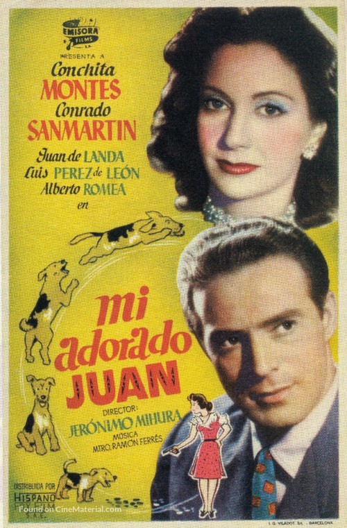 Mi adorado Juan - Spanish Movie Poster