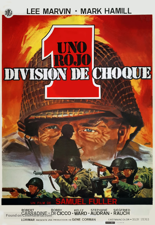 The Big Red One - Spanish Movie Poster