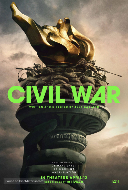 Civil War (2024) movie poster