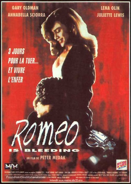 Romeo Is Bleeding - French Movie Poster