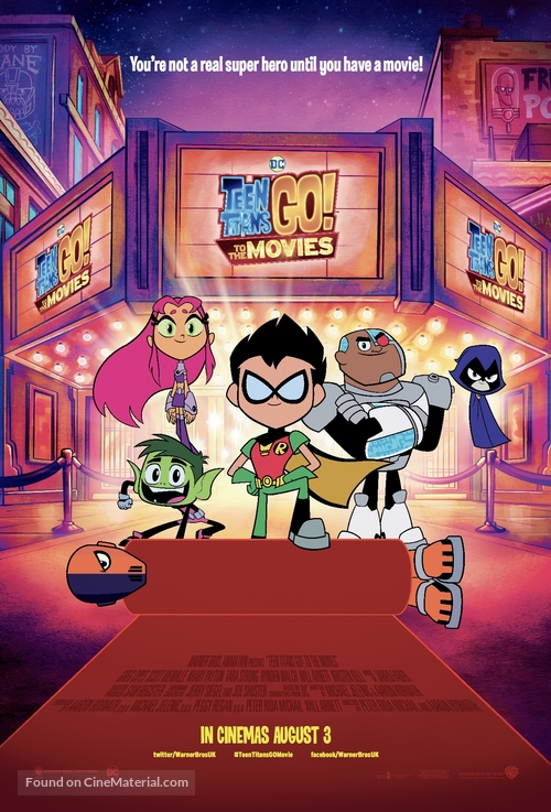 Teen Titans Go! To the Movies - British Movie Poster