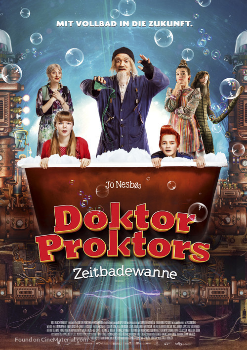 Doktor Proktors tidsbadekar - German Movie Poster