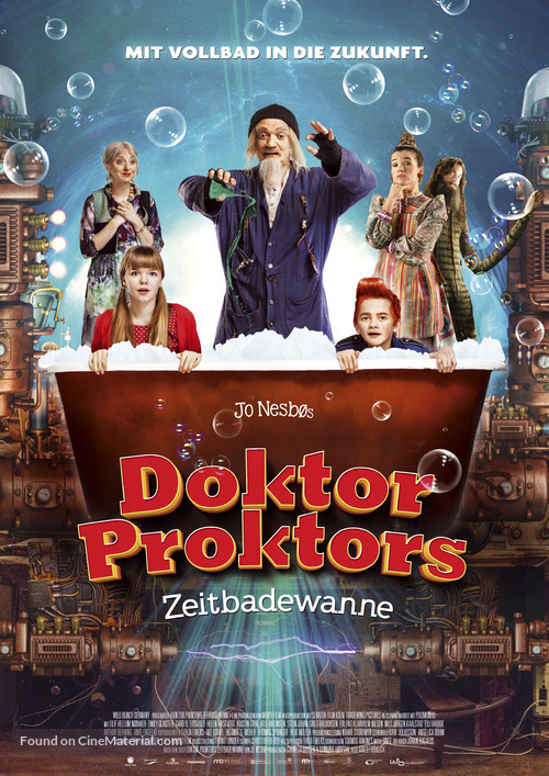 Doktor Proktors tidsbadekar - German Movie Poster