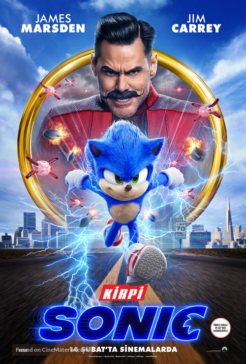 Sonic the Hedgehog - Turkish Movie Poster
