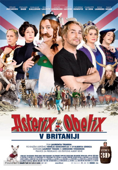 Ast&eacute;rix et Ob&eacute;lix: Au Service de Sa Majest&eacute; - Slovenian Movie Poster