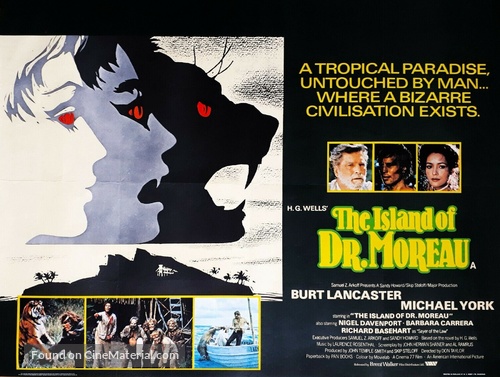 The Island of Dr. Moreau - British Movie Poster