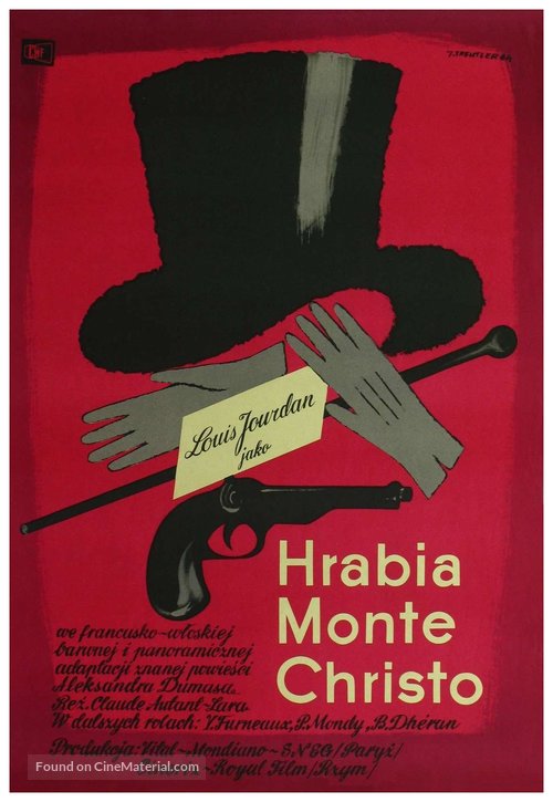 Le comte de Monte Cristo - Polish Movie Poster