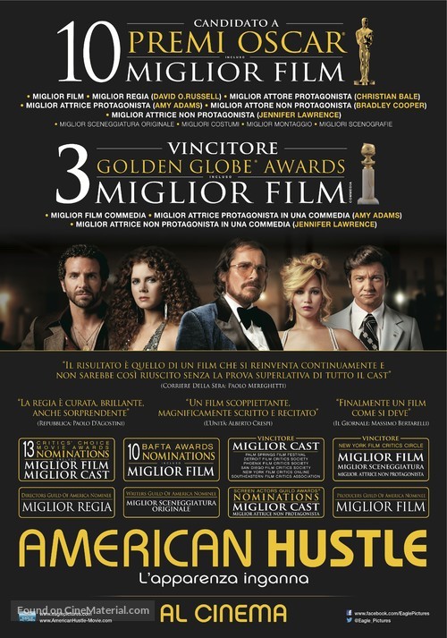 American Hustle - Italian Movie Poster