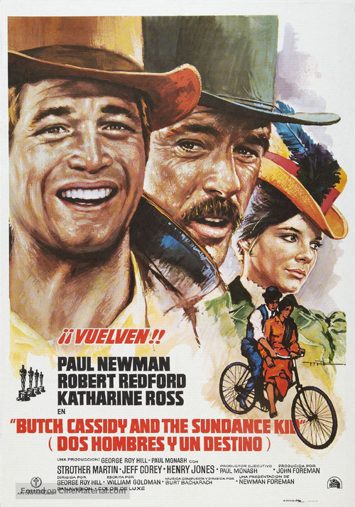 Butch Cassidy and the Sundance Kid - Spanish Movie Poster
