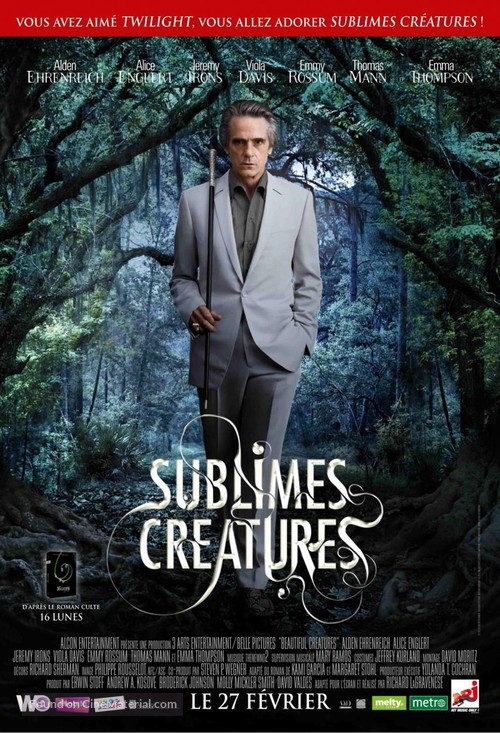 Beautiful Creatures - French Movie Poster