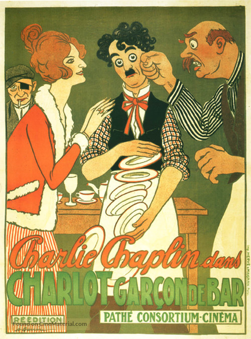 Caught in a Cabaret - French Movie Poster