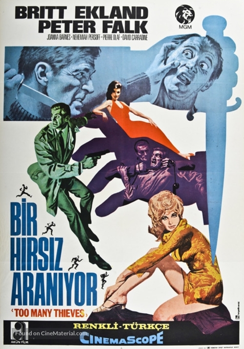 Too Many Thieves - Turkish Movie Poster