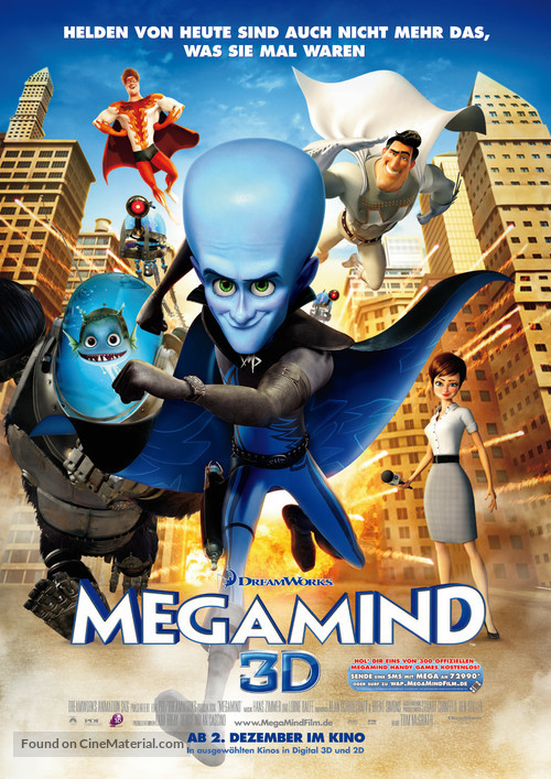 Megamind - German Movie Poster