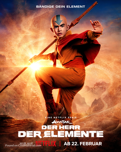 &quot;Avatar: The Last Airbender&quot; - Danish Movie Poster