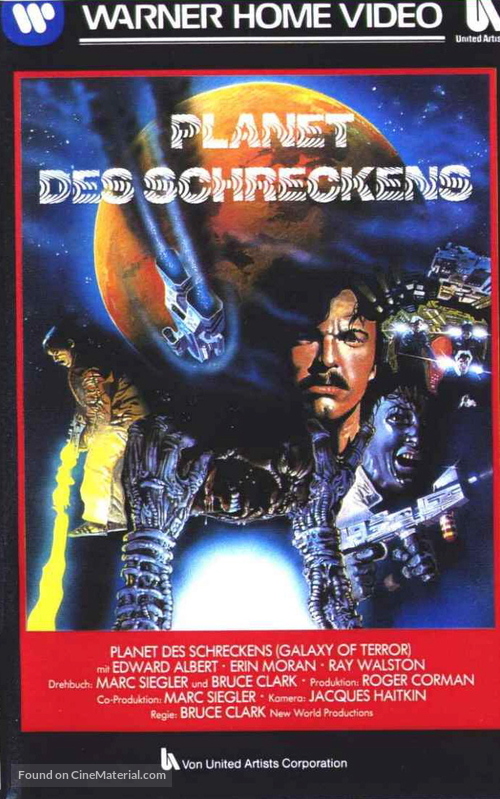 Galaxy of Terror - German VHS movie cover