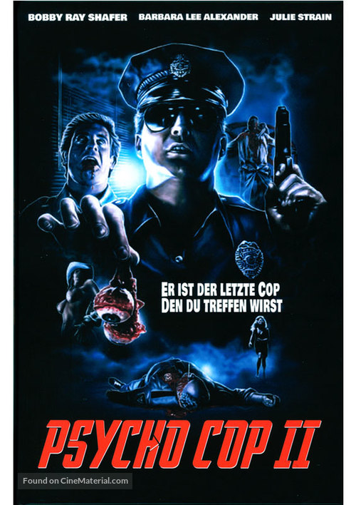 Psycho Cop Returns - German Movie Cover