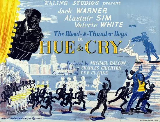 Hue and Cry - British Movie Poster