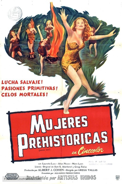 Prehistoric Women - Argentinian Movie Poster