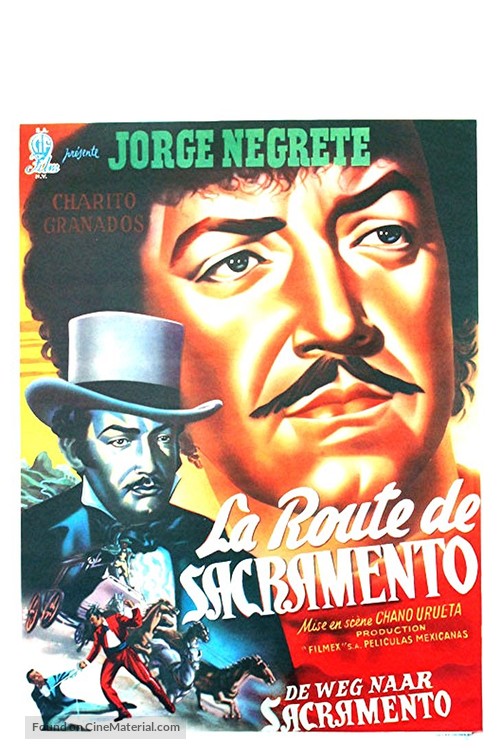 Camino de Sacramento - Belgian Movie Poster