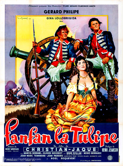 Fanfan la Tulipe - French Movie Poster