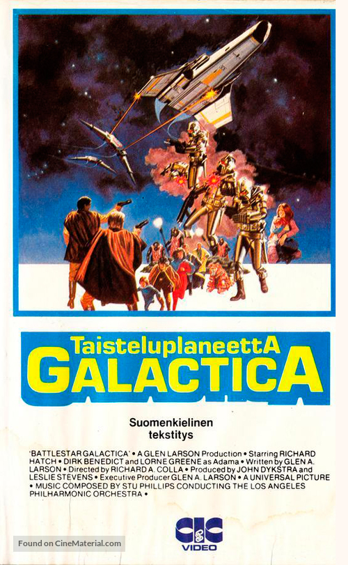 &quot;Battlestar Galactica&quot; - Finnish VHS movie cover