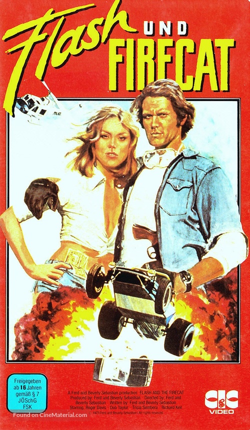 Flash and the Firecat - German VHS movie cover