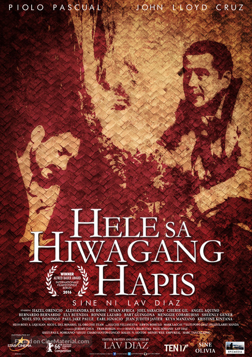 Hele sa hiwagang hapis - Philippine Movie Poster