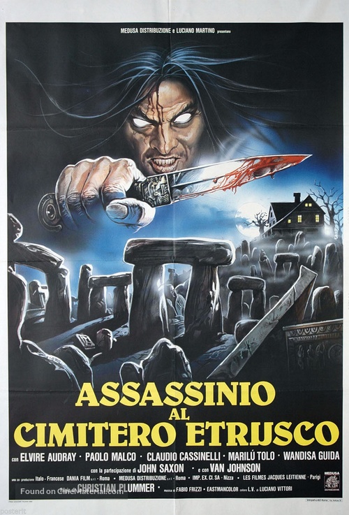 Assassinio al cimitero etrusco - Italian Movie Poster