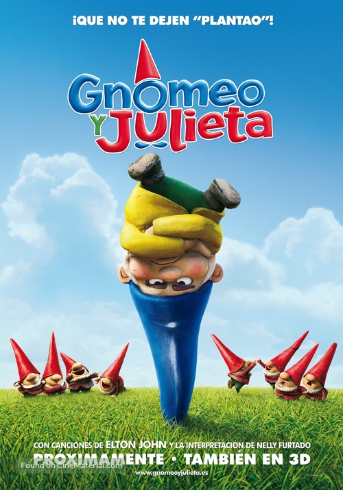 Gnomeo &amp; Juliet - Spanish Movie Poster
