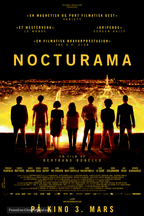 Nocturama - Norwegian Movie Poster