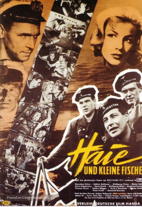 Haie und kleine Fische - German Movie Poster