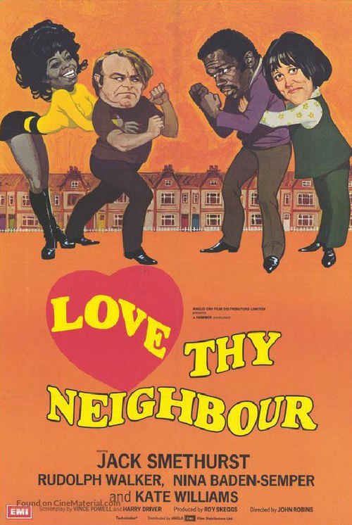 Love Thy Neighbour 1973 British Movie Poster 