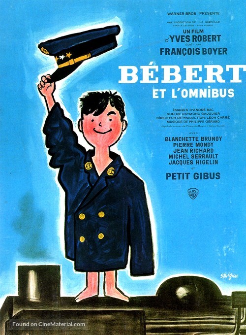 B&eacute;bert et l&#039;omnibus - French Movie Poster