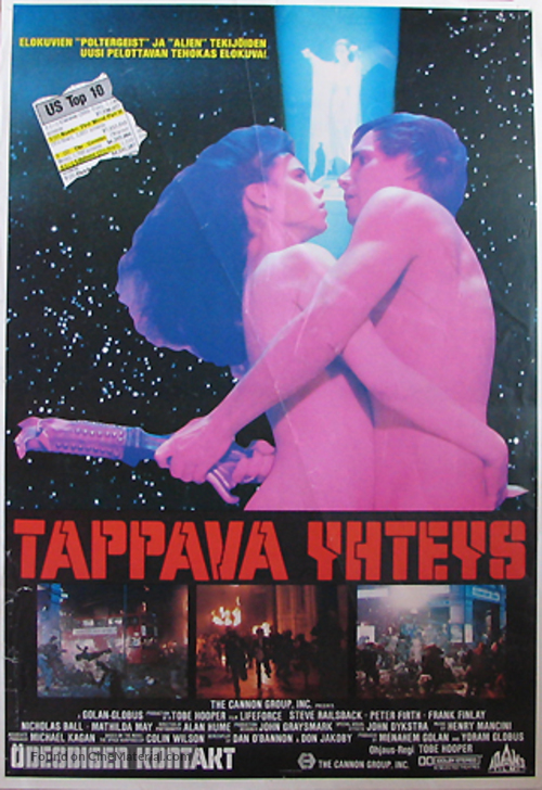 Lifeforce - Finnish Movie Poster