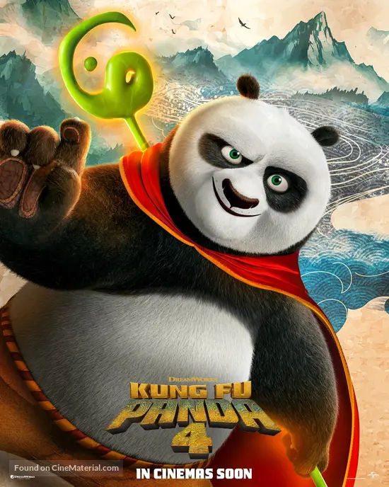 Kung Fu Panda 4 - British Movie Poster