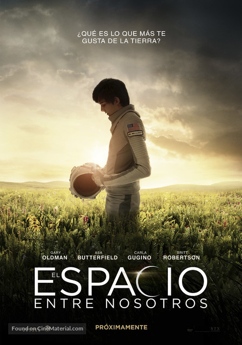 The Space Between Us - Argentinian Movie Poster