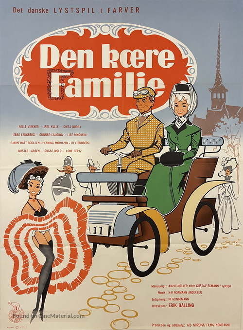 Den k&aelig;re familie - Danish Movie Poster