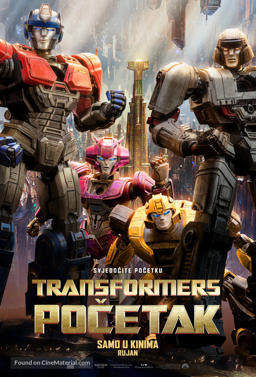 Transformers One - Croatian Movie Poster